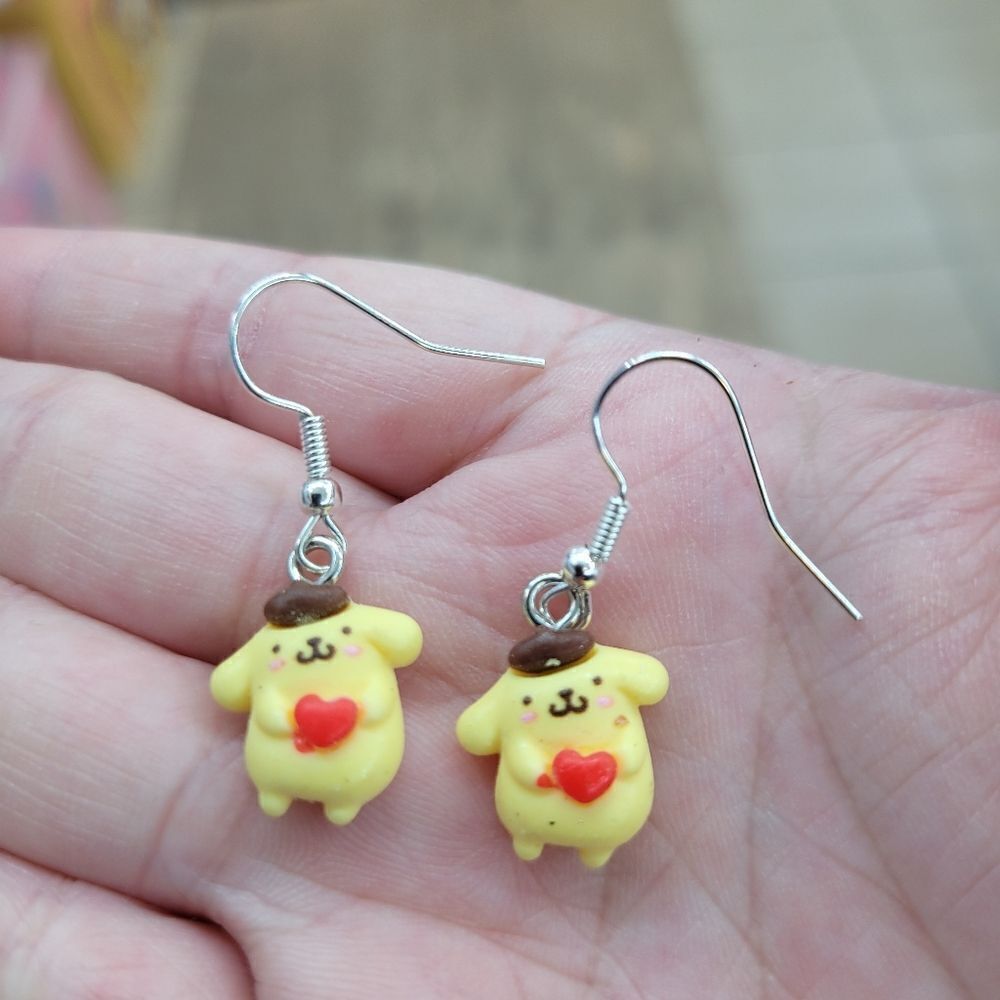 2/$20 Brand New Handmade Pompompurin Earrings